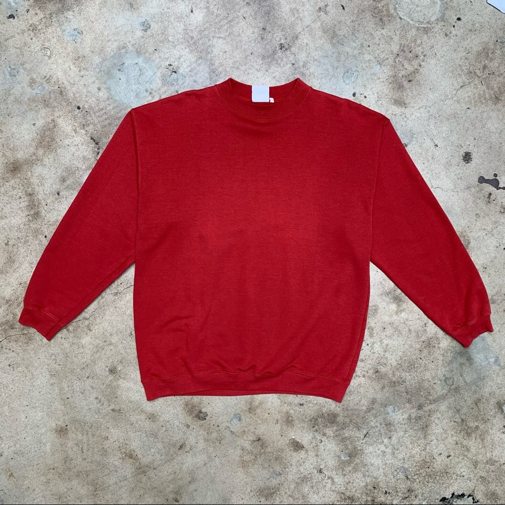 Urban outfitters red crewneck sweatshirt 👹